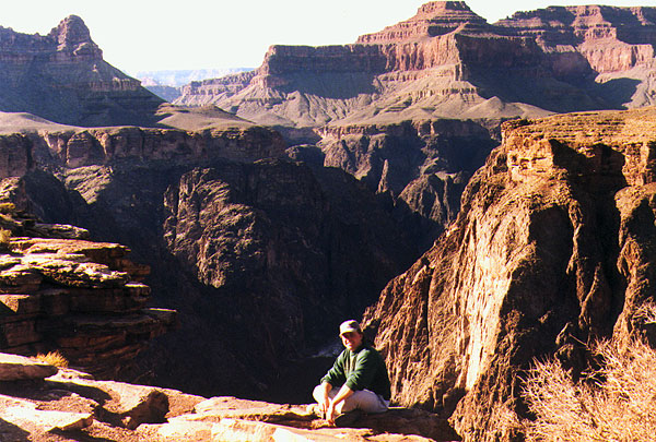 Curtis at Plateau Point