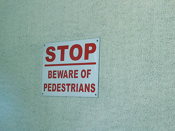 Australia 2004: Beware of Pedestrians