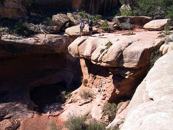 Canyoneering 2002: 26: Gravel Canyon Obstacle