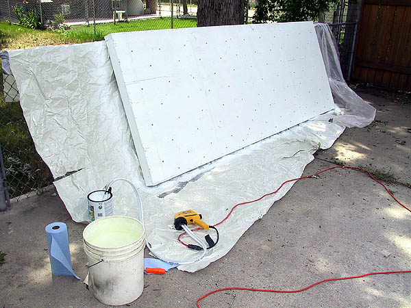 Climbing Wall 2002: 11: Primer and Paint