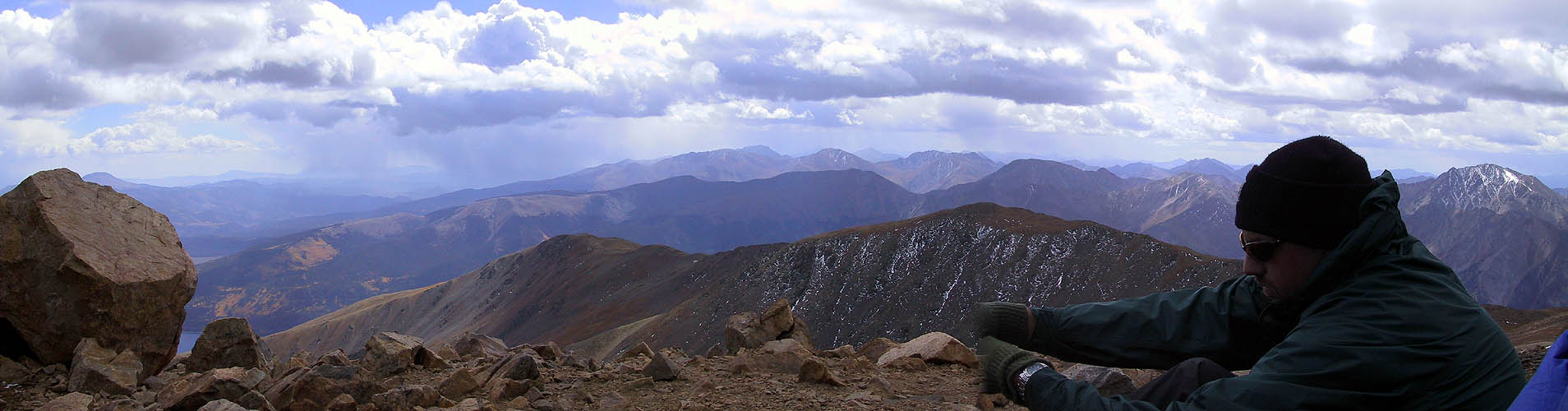 Mt Elbert 2001: Summit Panoramic