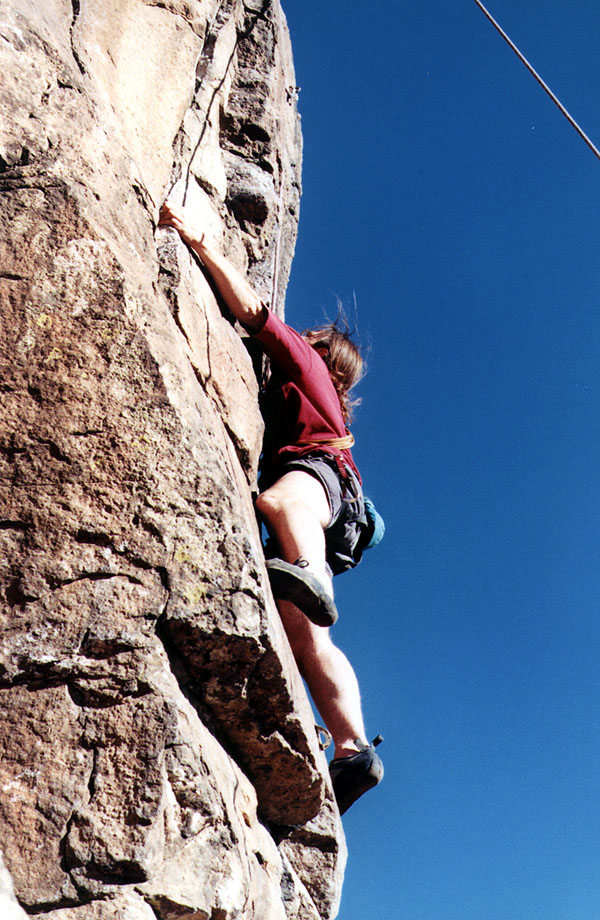 Greg Climbing