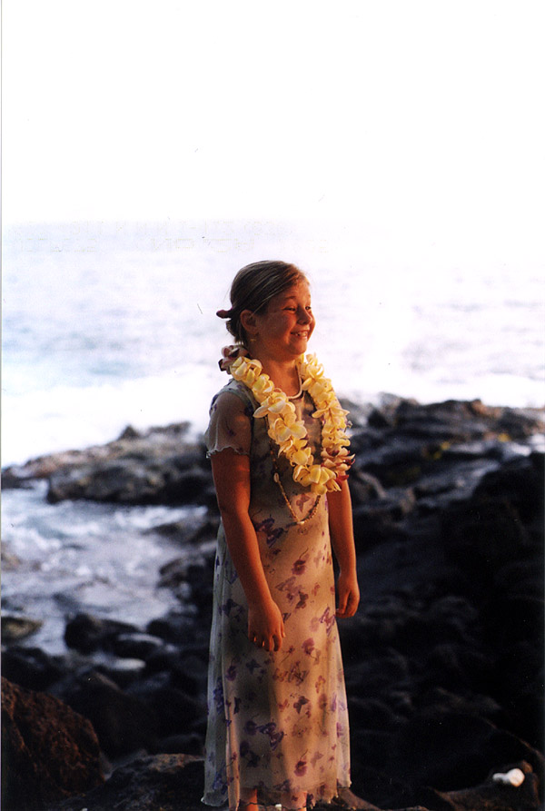 Hawaii: Carrie at Sunset
