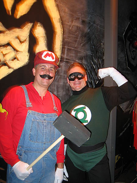 Halloween 2005: Mario and Green Lantern