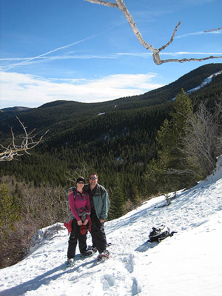 Snowshoe Lost Lake 2005: Curtis and Jane