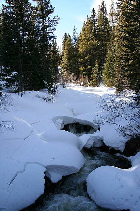 Snowshoe Lost Lake 2005: Creek Crossing