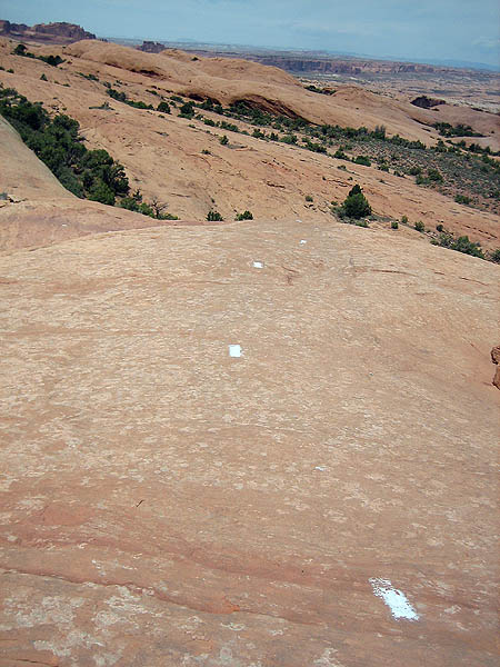 Moab 2006: Slickrock: Follow the Dots