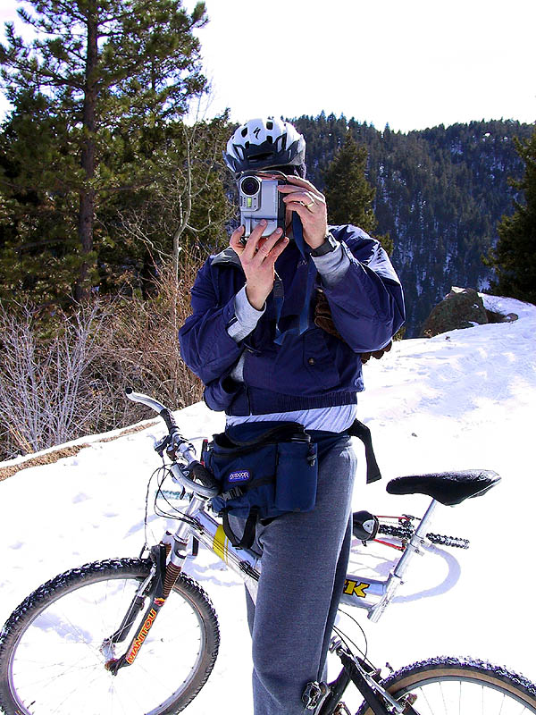 Mt Herman 2001: Rick Taking a Photo