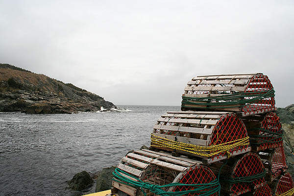 Newfoundland 2005: Lobster Traps and the Sea