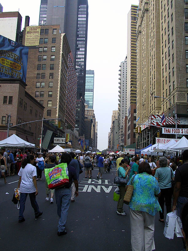 NYC 2002: Times Square Street Fair 02