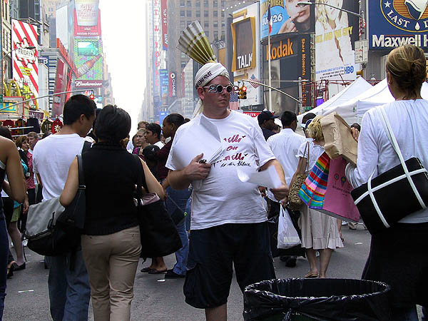 NYC 2002: Times Square Street Fair 04