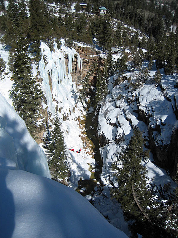 Ouray 2007: Ice on Shithouse Wall 2