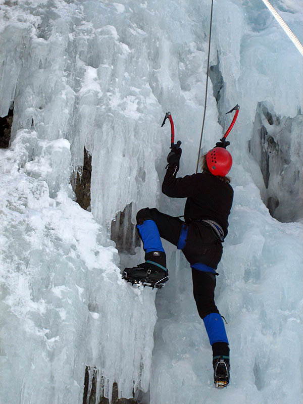 Ouray 2007: Greg Ice Climbing