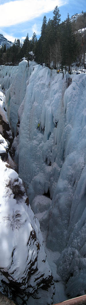 Ouray 2007: Pano Alcove Ice Climbs