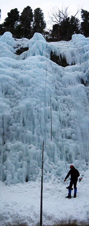 Ouray 2007: Pano Schoolhouse Ice Climb 2