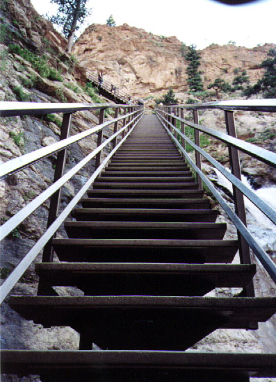 Stairs Up Seven Falls