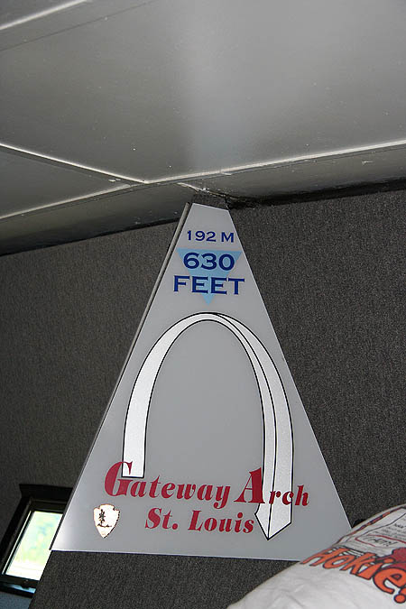 St Louis 2006: Arch Interior Sign