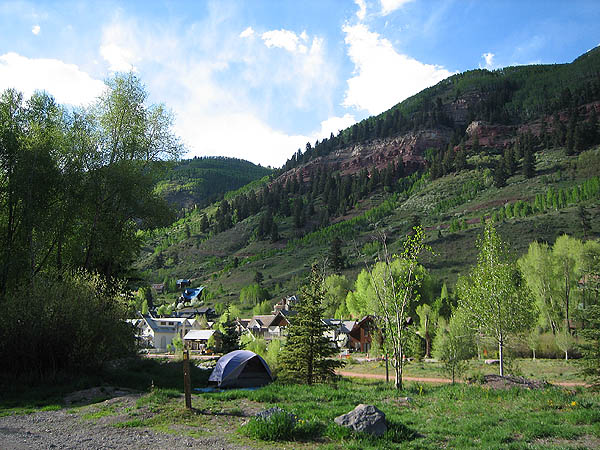 Telluride 2006: Camping Area View