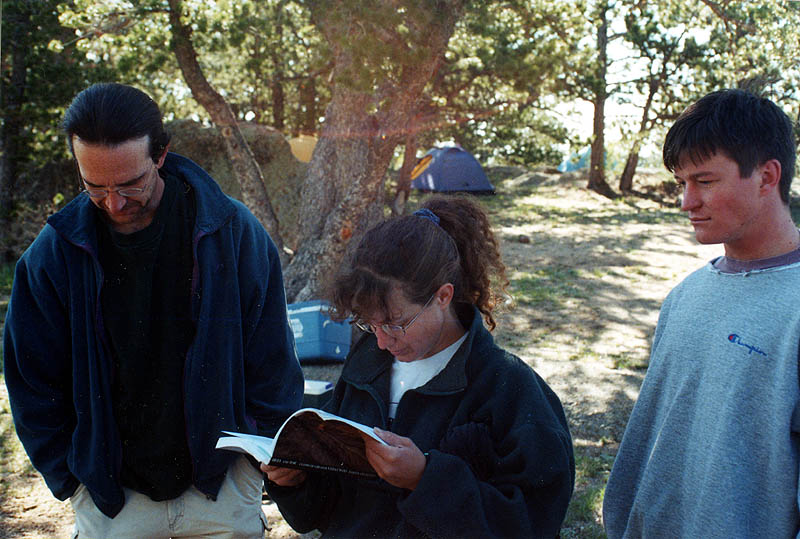 Vedauwoo 2001: Checking the Guide Book