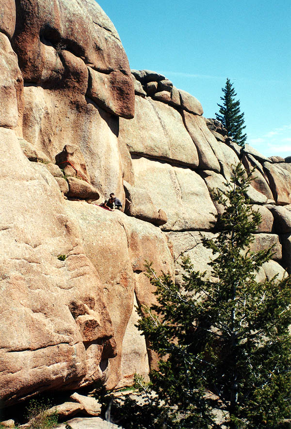 Vedauwoo 2001: Aran and Mike Set a TR