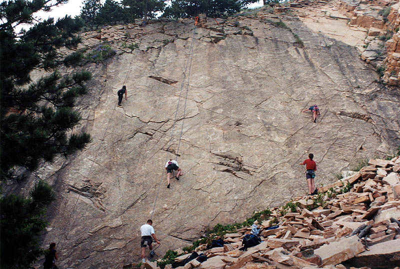 Woods Quarry 2001: Climbers