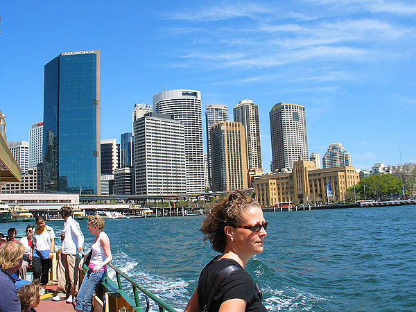 Australia 2004: Jane on Ferry
