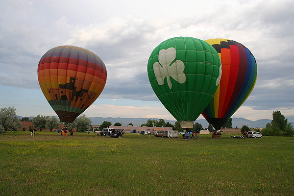 Ballooning 2005: Three Inflated Balloons