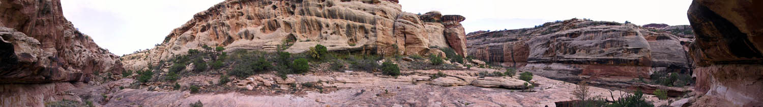 Canyoneering 2002: 00: Panoramic from Camp 1