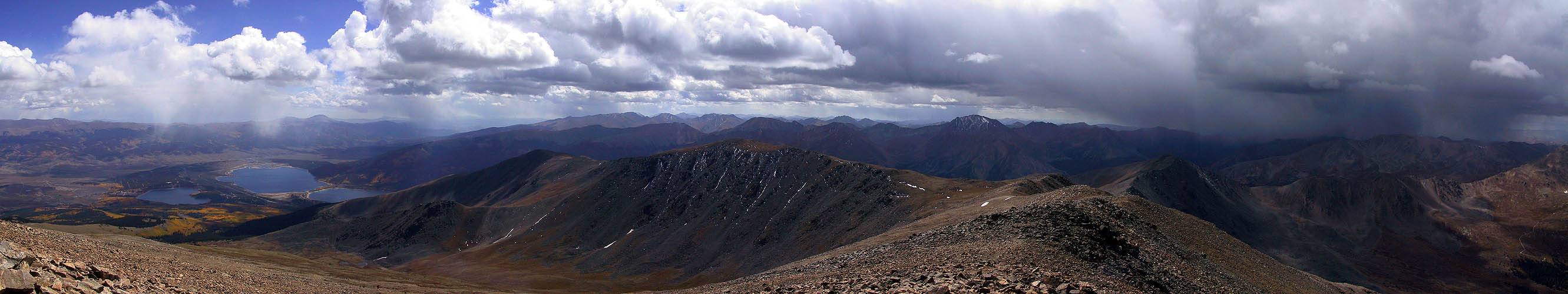 Mt Elbert 2001: Summit Panoramic South