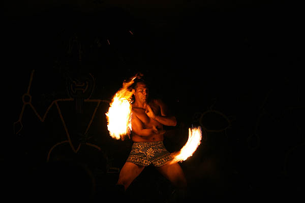 Hawaii 2006: Luau Fire Dancer 2