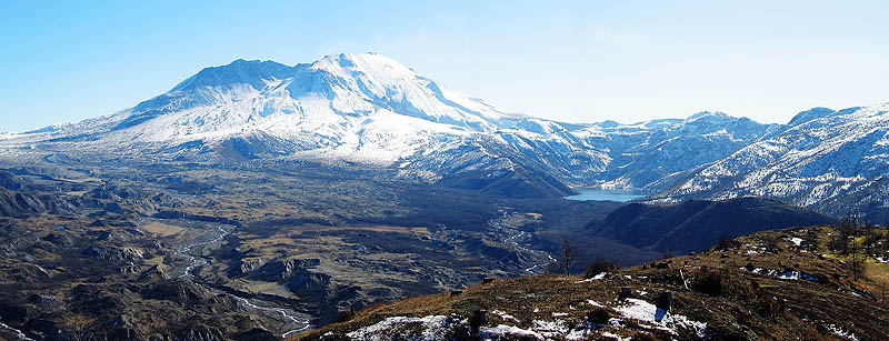 Mt. St. Helens 2005: The Mountain Pano 02