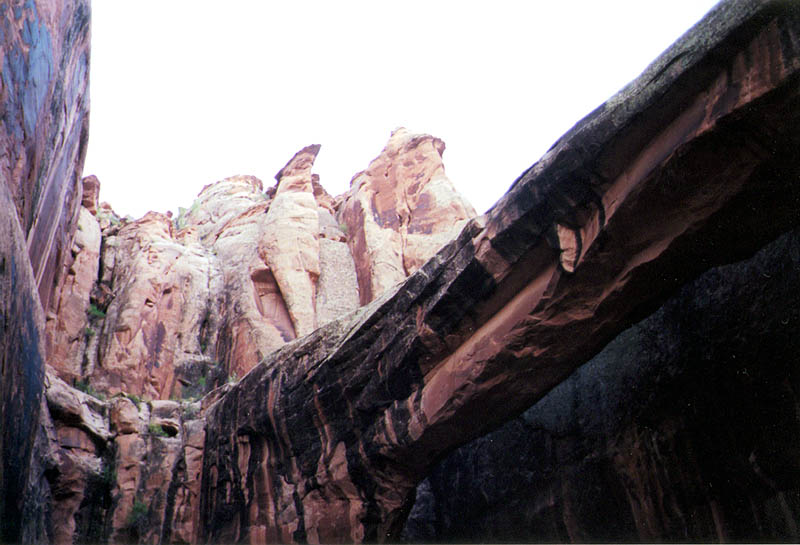 Moab 2000: Morning Glory Bridge from Underneath