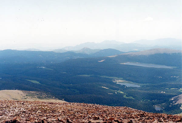Mount Audubon 2001: View of Brainard Lake