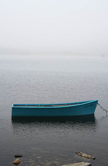 Newfoundland 2005: Rowboat in the Mist