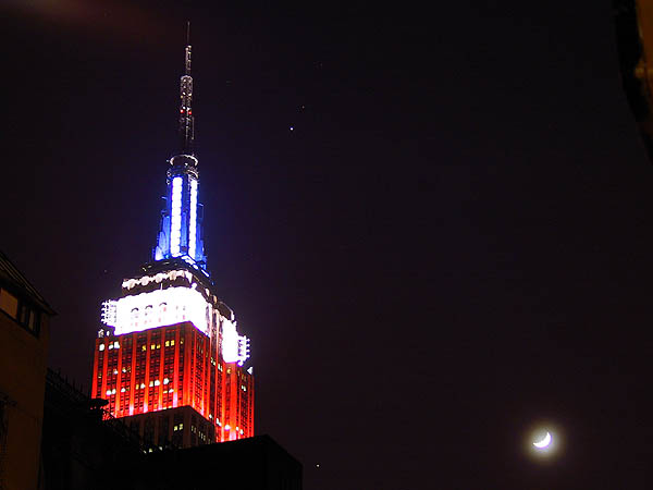 NY 2002: Empire State Building and Moon 02