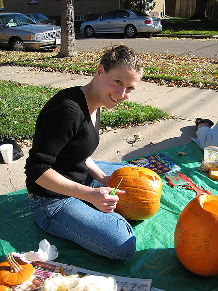 Pumpkin Carving 2005: Jane