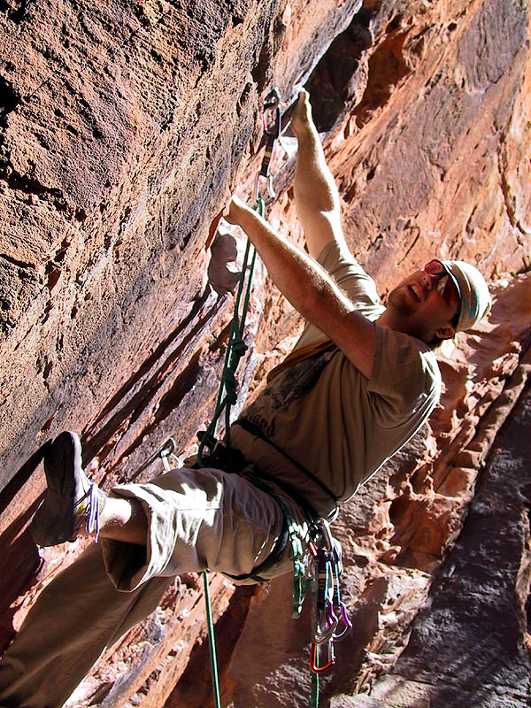 Red Rocks 2001: Day 3: Jason Leading Rebel Without a Pause 02