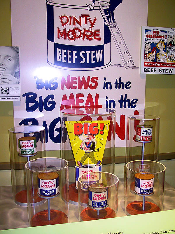 Spam Museum: Dinty Moore Display